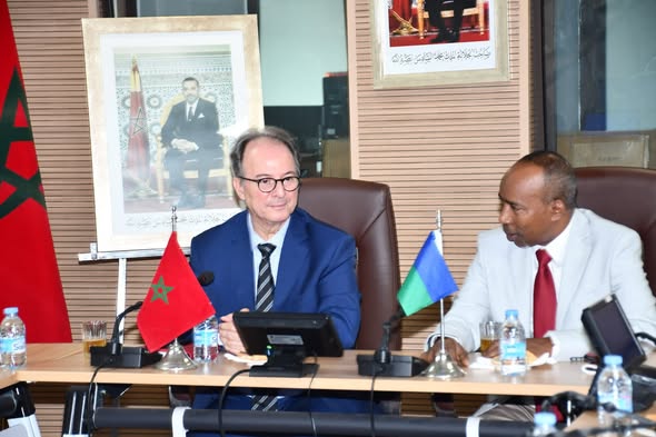 استقبال وفد من اللجنة الوطنية لحقوق الإنسان في جمهورية جيبوتي